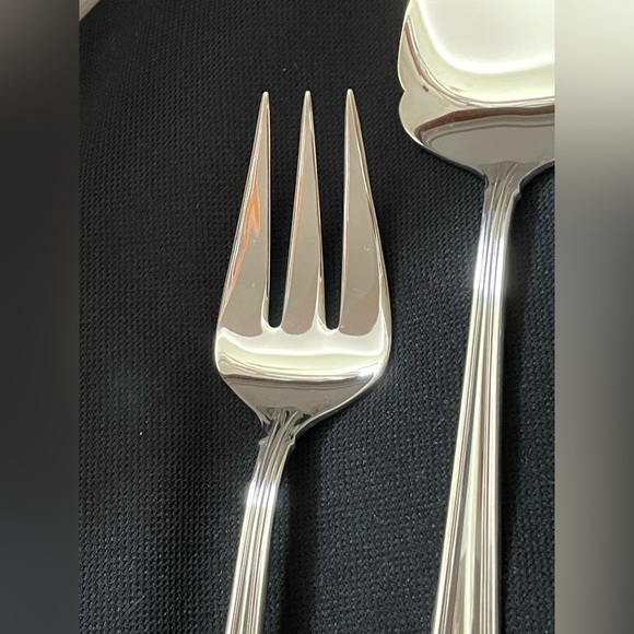 Lenox METROPOLITAN 18/10 Glossy NEW Server Set of 4: Fork,2 Spoons, Pie Pastry - Picture 12 of 14